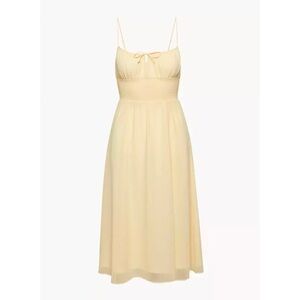 Aritzia Wilfred Genoa Dress in Whipped Butter NWOT